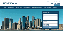 Desktop Screenshot of paulodwyerlaw.com