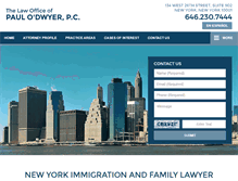 Tablet Screenshot of paulodwyerlaw.com